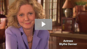 Blythe Danner Oral Cancer Video.